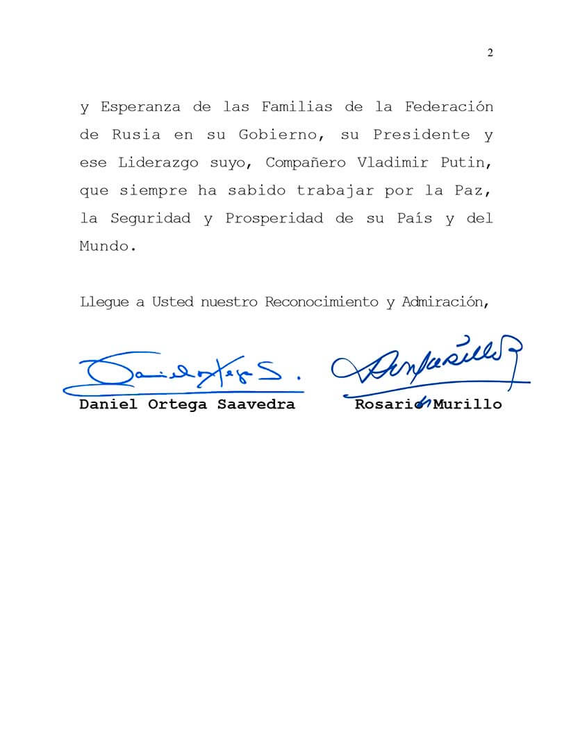 mensaje-nicaragua-rusia-por-referendum-constitucional